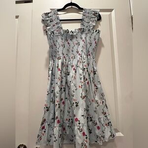 Hill House Home Elizabeth Nap Dress Pond Floral Poplin